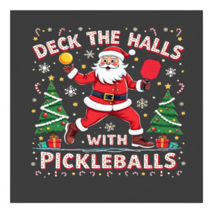 Deck The Halls With Pickleballs  Photo Print