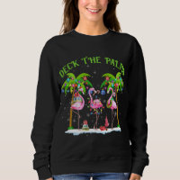 Deck the Palms Flamingo Tropical Christmas Lights