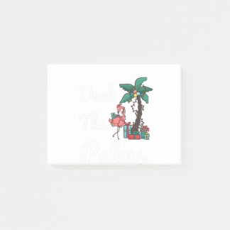 Deck The Palms Tropical Christmas Flamingo Xmas Post-it Notes