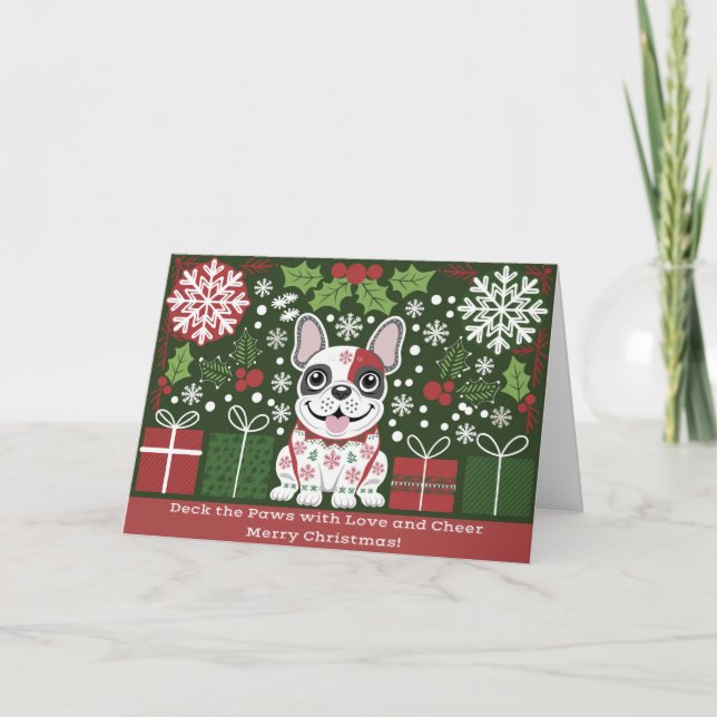 Deck the Paws Holiday Card (Front)