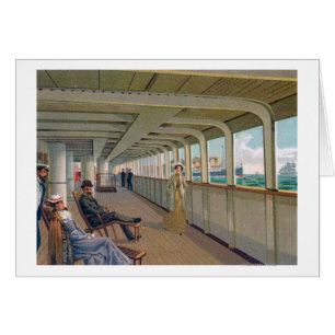 Deck View of the Patricia, Hamburg-America Line