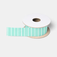 Deckchair Stripes in Tiffany Aqua Blue