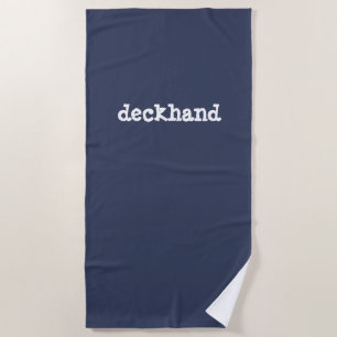deckhand beach towel