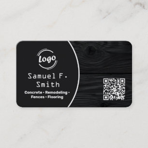 Decking and Fencing Custom QR Business Card
