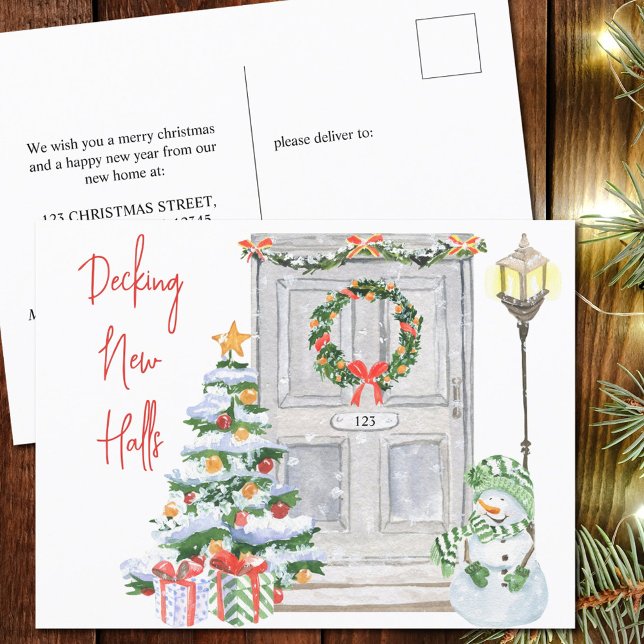 Decking New Halls Christmas Door Number Holiday (Creator Uploaded)