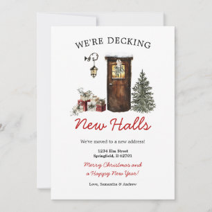 Decking New Halls Christmas New Home Announcement