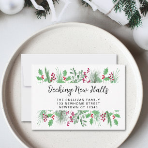 Decking New Halls Christmas New Home Moving Announcement