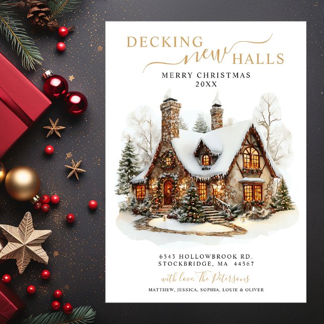 Decking New Halls New Home Christmas Moving Announcement (Creator Uploaded)