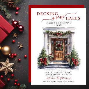 Decking New Halls New Home Christmas Moving Announcement