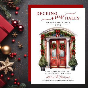 Decking New Halls New Home Red Door Holiday Moving Announcement