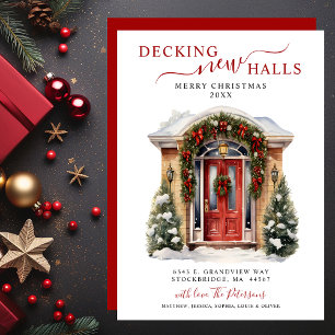 Decking New Halls New Home Red Door Holiday Moving Announcement