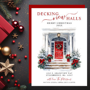 Decking New Halls New Home Red Door Holiday Moving Announcement