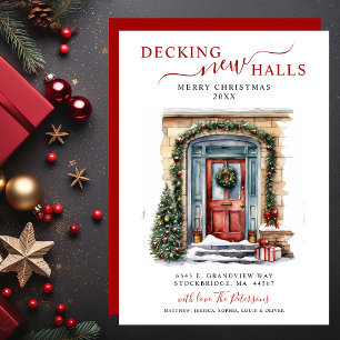 Decking New Halls New Home Red Door Holiday Moving Announcement