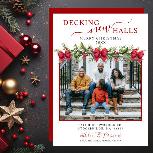 Decking New Halls Photo Christmas New Home Moving Announcement