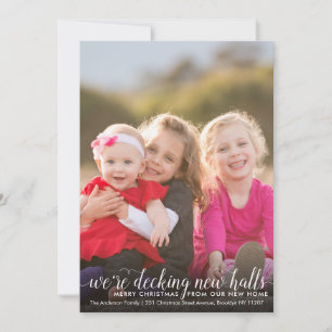 Decking New Halls Photo Festive Christmas Moving Announcement
