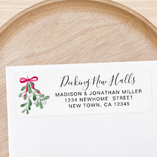 Decking New Halls Return Address  Label