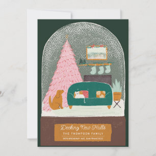 Decking New Halls Snow Globe Moving Announcement