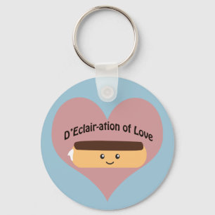 D'eclair-ation Of Love Key Ring