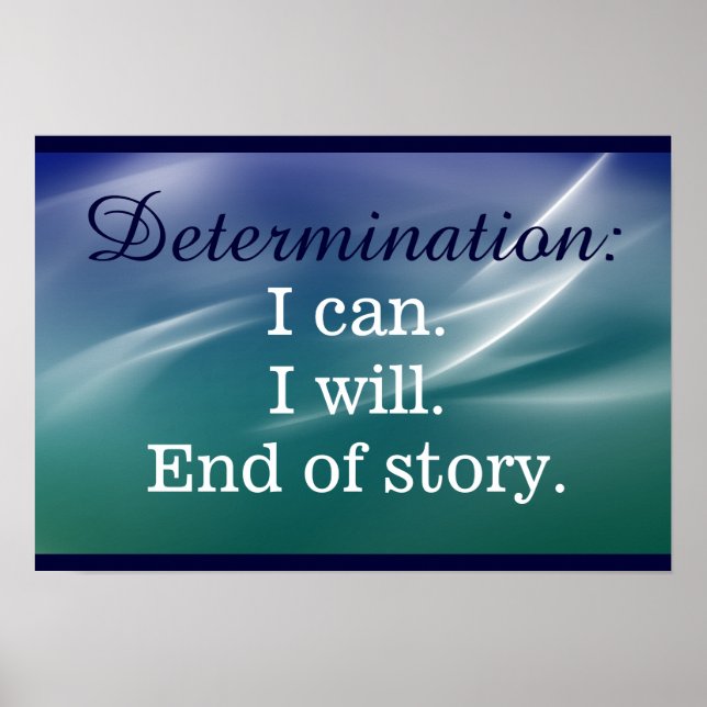 Declaration of Determination Print (Front)