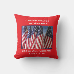 Declaration of Independence 250th Anniversary USA  Cushion