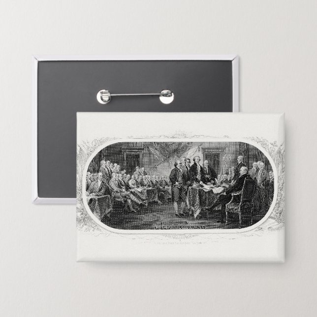 Declaration of Independence: $2 Bill, Etching (Front/Back)