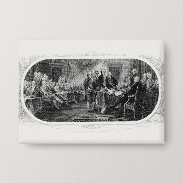 Declaration of Independence: $2 Bill, Etching (Front)
