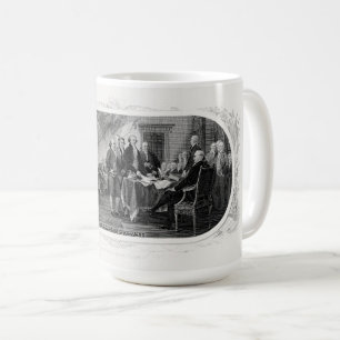 Declaration of Independence: $2 Bill, Etching Coffee Mug