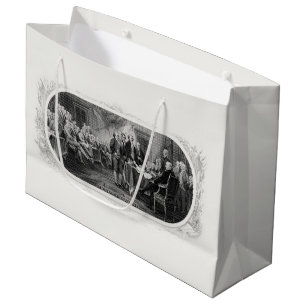 Declaration of Independence: $2 Bill, Etching Large Gift Bag