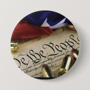 Declaration of Independence 7.5 Cm Round Badge