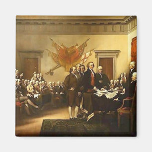 Declaration of Independence by Trumbull Magnet