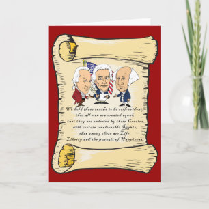 Declaration of Independence Card