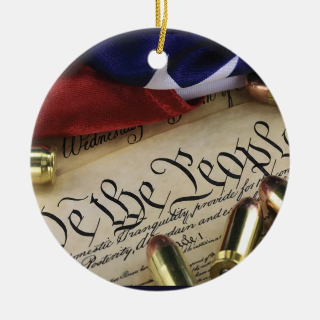 Declaration of Independence   Ceramic Ornament (Front)