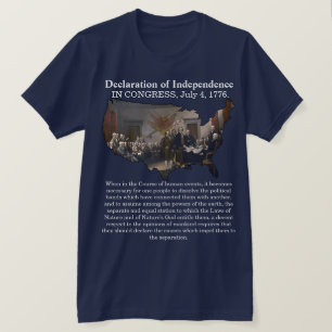 Declaration of Independence CONGRESS, July 4, 1776 T-Shirt