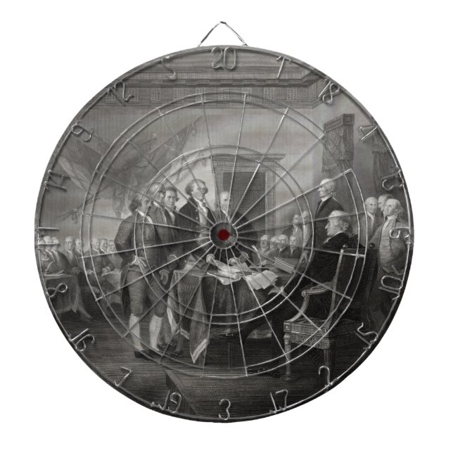Declaration of Independence Dartboard (Front)