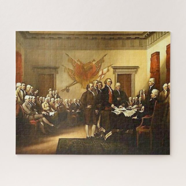 Declaration of Independence Fine Art Jigsaw Puzzle (Horizontal)