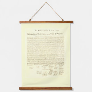 Declaration of Independence Hanging Tapestry