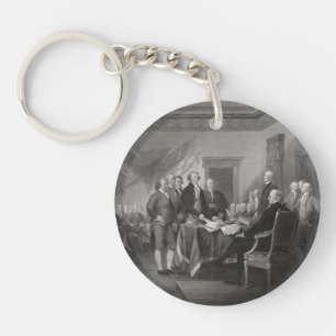 Declaration of Independence Key Ring
