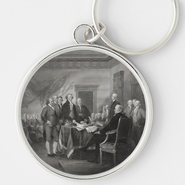 Declaration of Independence Key Ring (Front)