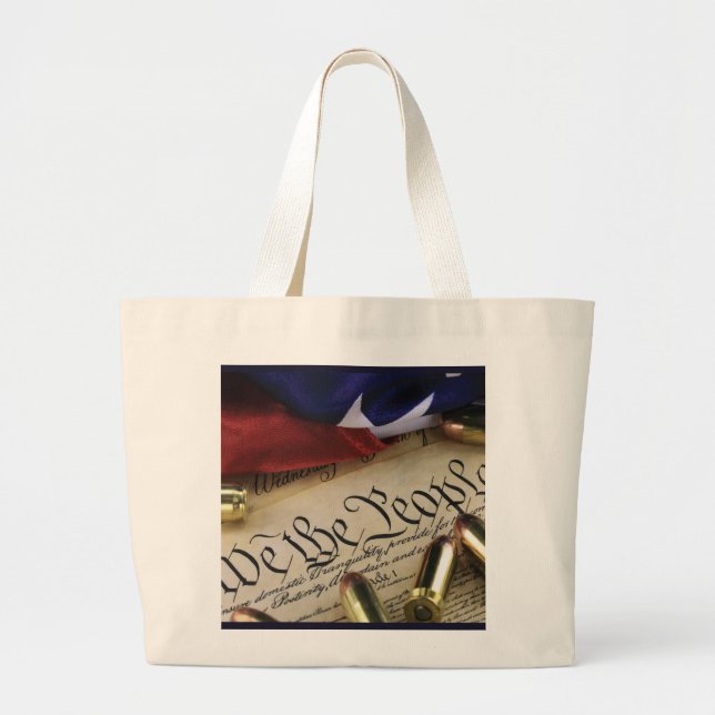 Declaration of Independence   Large Tote Bag (Front)
