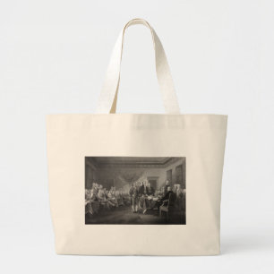 Declaration of Independence Large Tote Bag