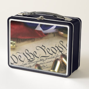 Declaration of Independence Metal Lunch Box