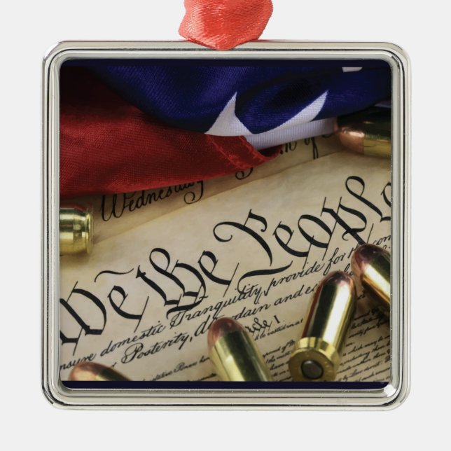 Declaration of Independence   Metal Ornament (Front)