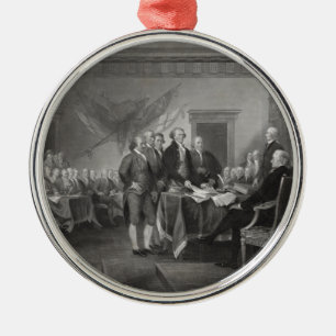 Declaration of Independence Metal Tree Decoration