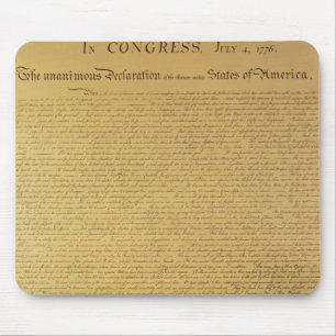 Declaration of Independence Mouse Pad