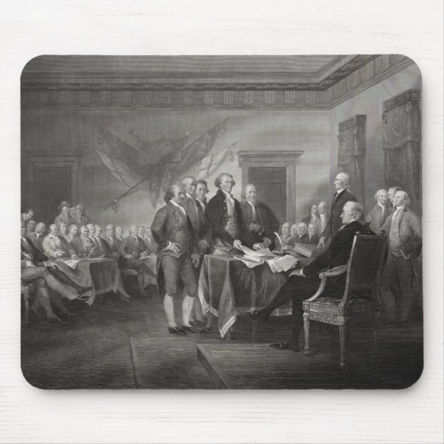 Declaration of Independence Mouse Pad (Front)