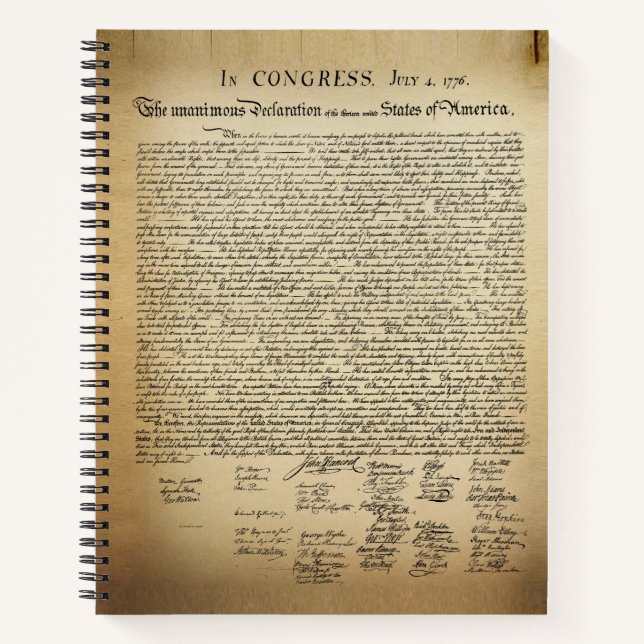 Declaration of Independence Notebook (Front)
