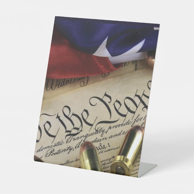 Declaration of Independence   Pedestal Sign (Front)