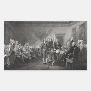 Declaration of Independence Rectangular Sticker