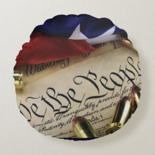 Declaration of Independence   Round Cushion