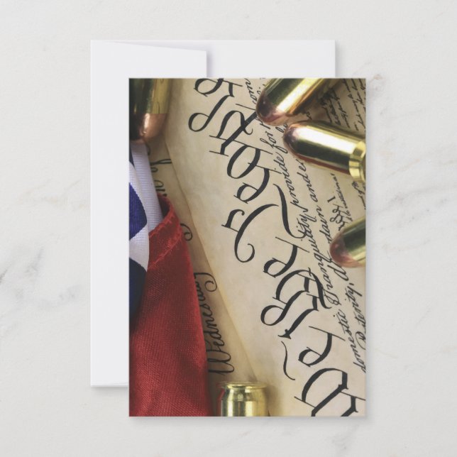 Declaration of Independence   RSVP Card (Front)